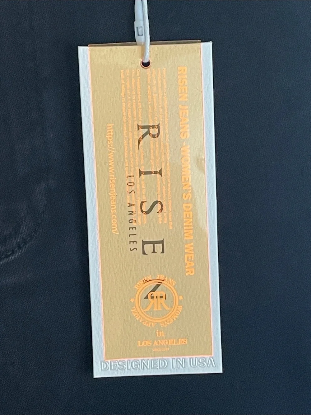 Risen Black Straight-Leg Women's Jeans